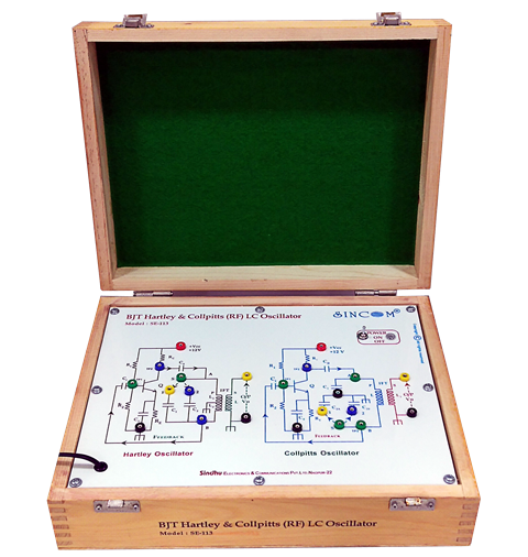 BJT Hartley & Collpitts Oscillator (RF LC Oscillator)